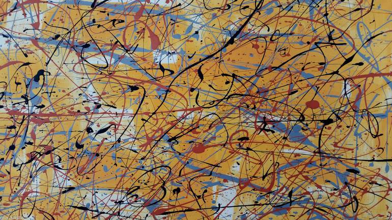 Original Abstract Expressionism Abstract Painting by Max Yaskin