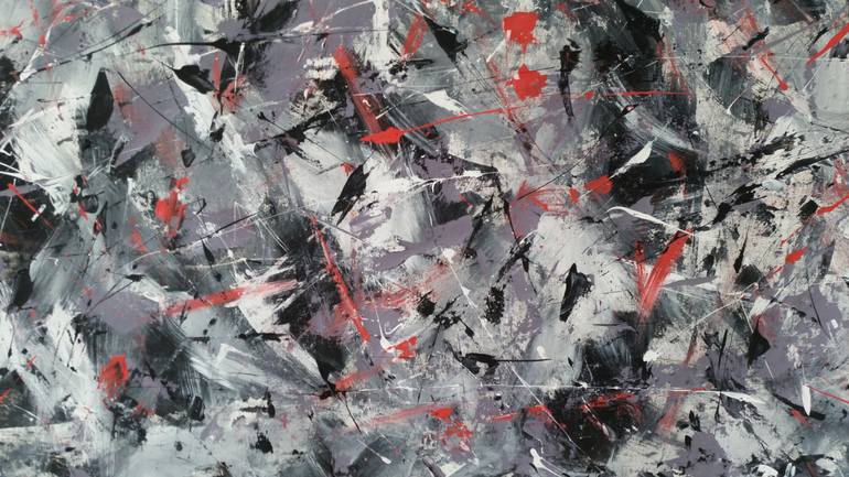 Original Abstract Expressionism Abstract Painting by Max Yaskin