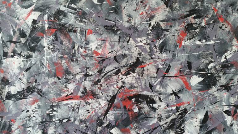 Original Abstract Expressionism Abstract Painting by Max Yaskin