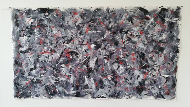 Original Abstract Expressionism Abstract Painting by Max Yaskin