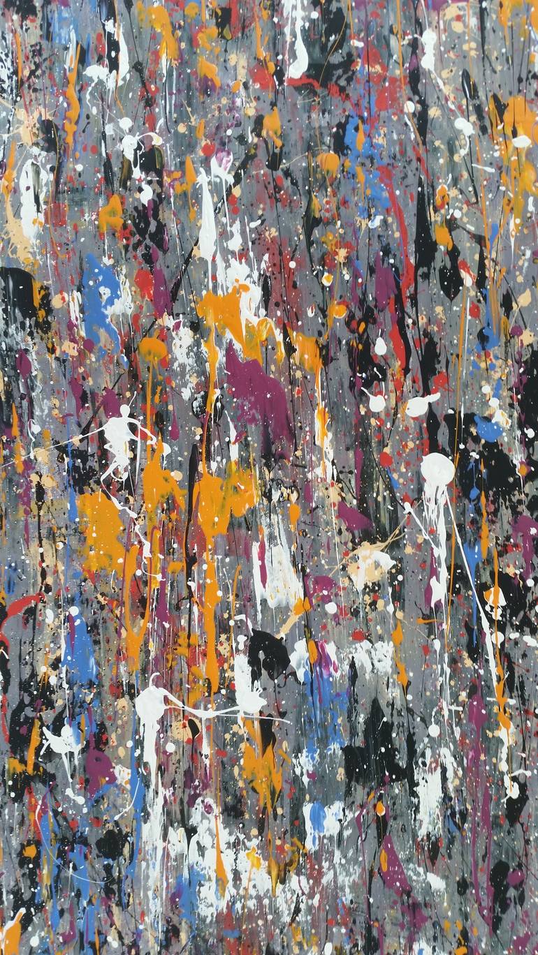 Original Abstract Expressionism Abstract Painting by Max Yaskin