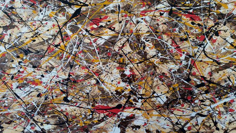 Original Abstract Expressionism Abstract Painting by Max Yaskin