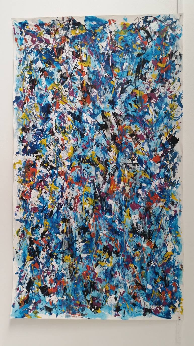 Original Abstract Expressionism Abstract Painting by Max Yaskin