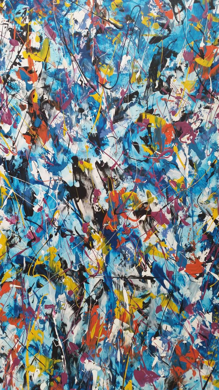 Original Abstract Painting by Max Yaskin