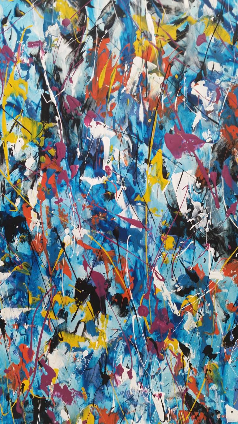 Original Abstract Painting by Max Yaskin