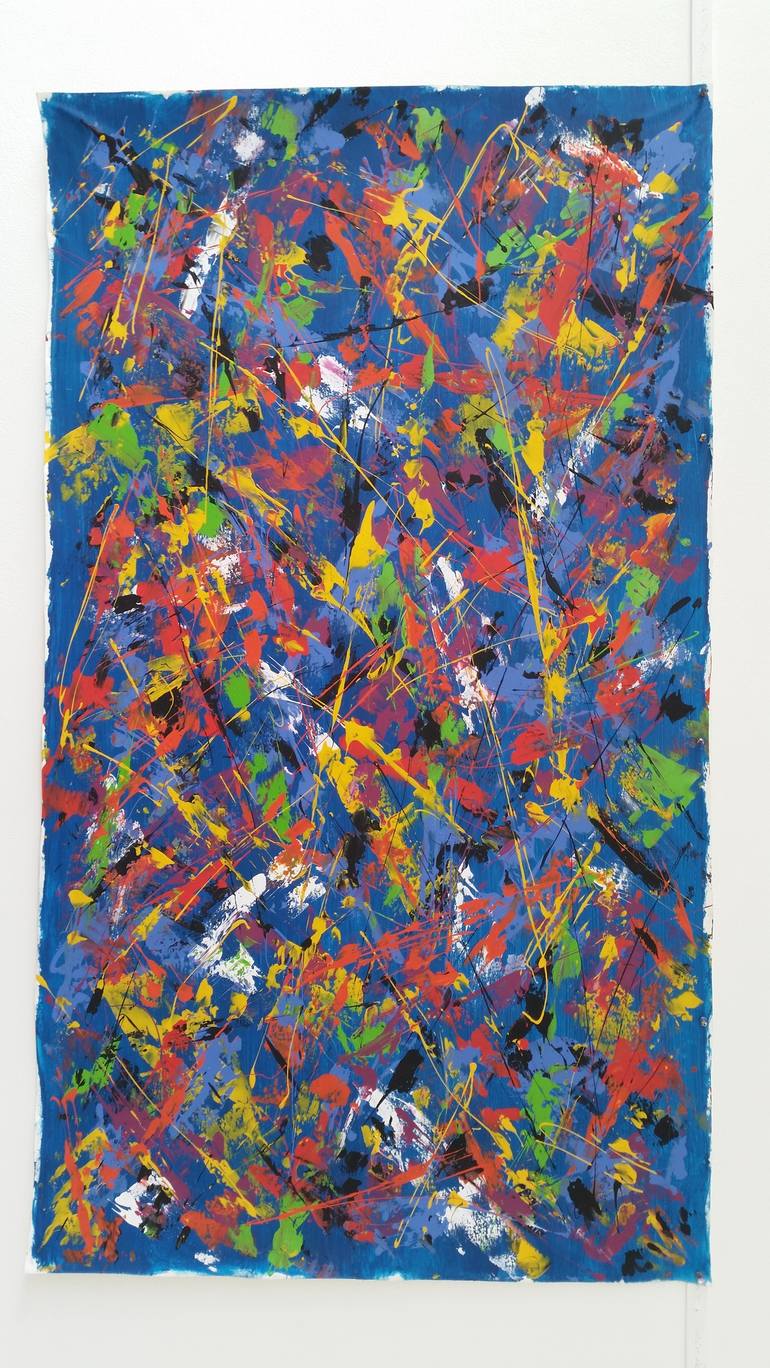 Original Abstract Expressionism Abstract Painting by Max Yaskin