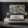 Painting size 90cm x 150cm (35,43in x59,06in) un-stretched, no frame.
The original size of the canvas 99cm x 160cm (38,98in x 62,99in). the painting is with extra canvas on the sides for stretching.
Please carefully check the size and color of the painting before purchasing it.
The real color of the painting, may be slightly different from the photo shown on website.
Un-stretched canvas.
Any quality picture frame shop can stretch the canvas on a frame, at a reasonable price.
By M. Yaskin