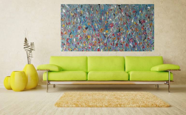 Original Art Deco Abstract Painting by Max Yaskin