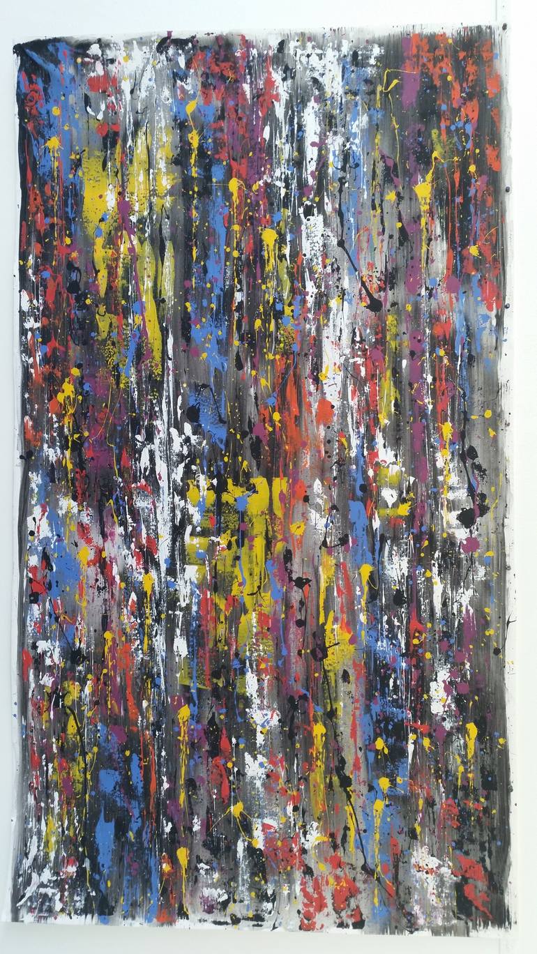 Original Abstract Expressionism Abstract Painting by Max Yaskin