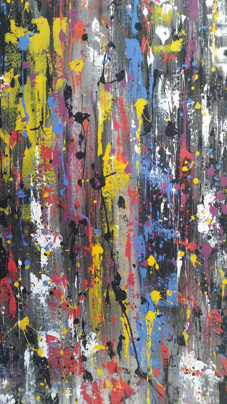 Original Abstract Expressionism Abstract Painting by Max Yaskin