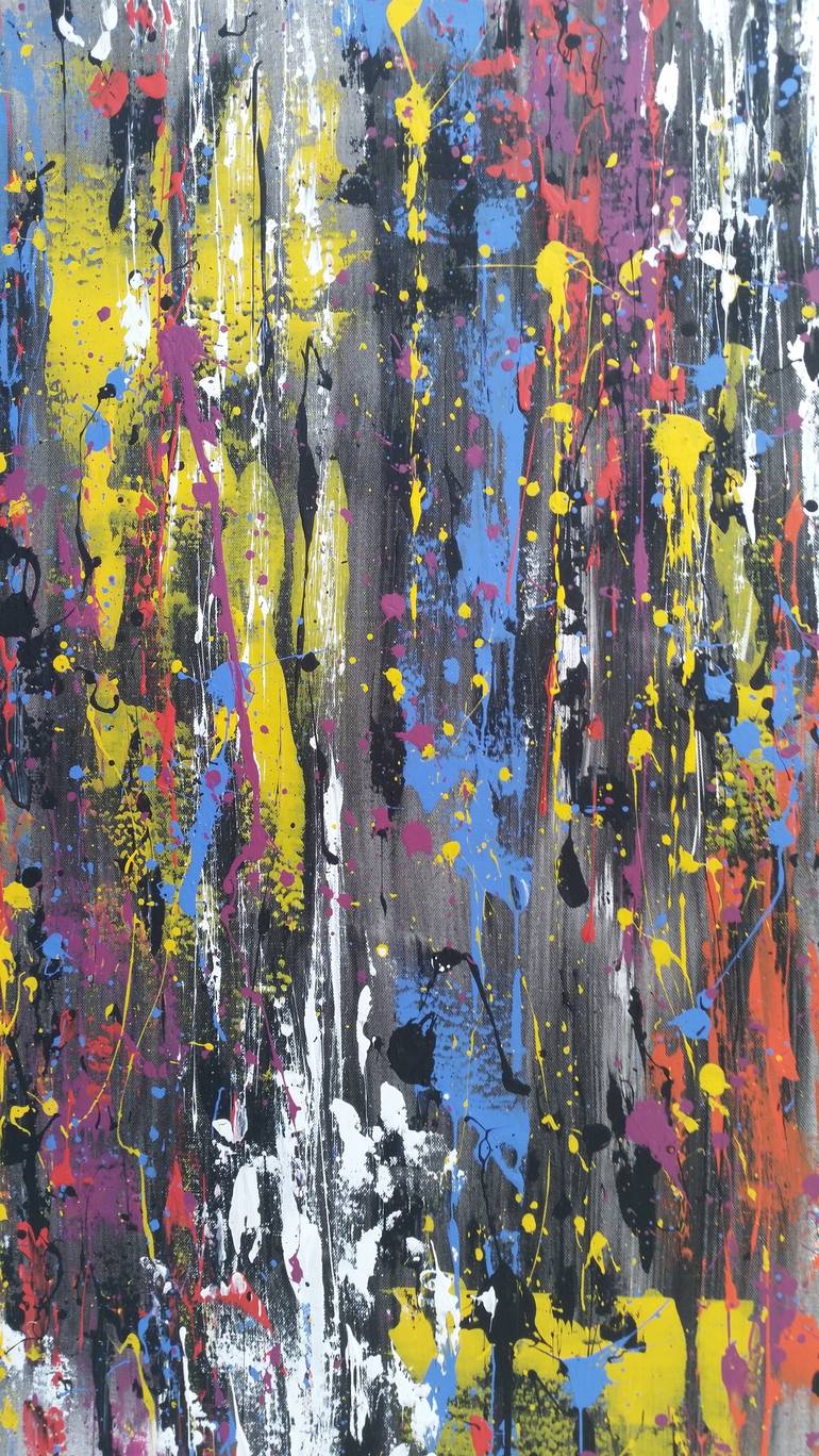 Original Abstract Expressionism Abstract Painting by Max Yaskin