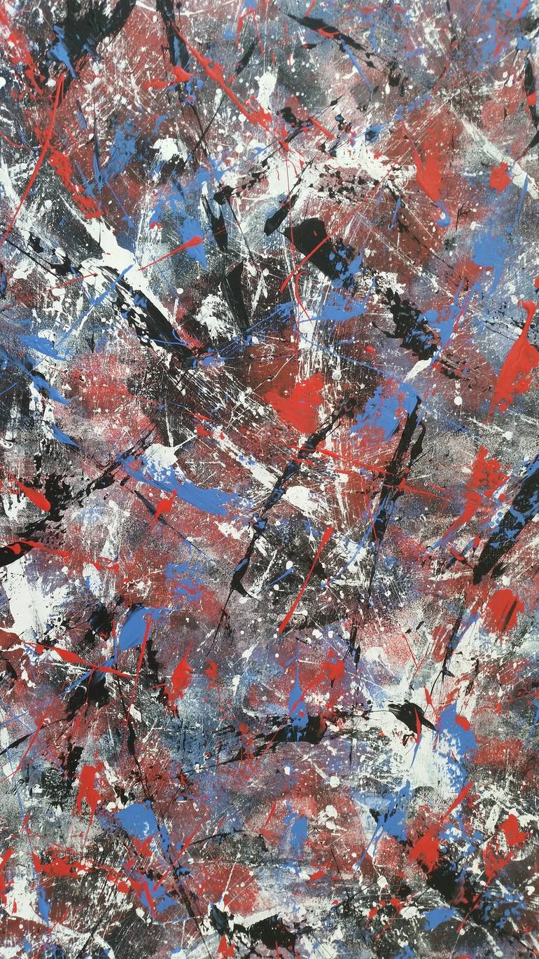 Original Abstract Expressionism Abstract Painting by Max Yaskin