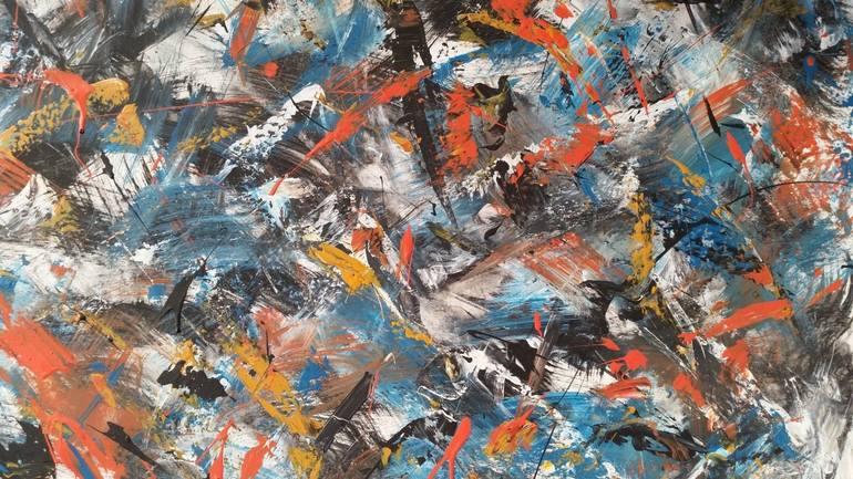 Original Abstract Expressionism Abstract Painting by Max Yaskin