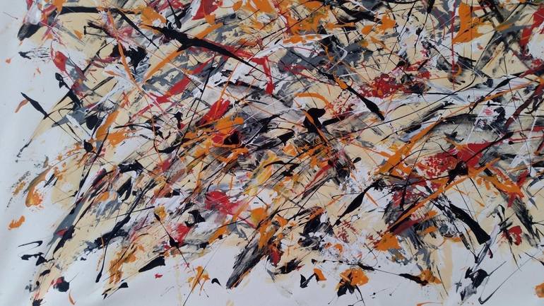 Original Abstract Expressionism Abstract Painting by Max Yaskin