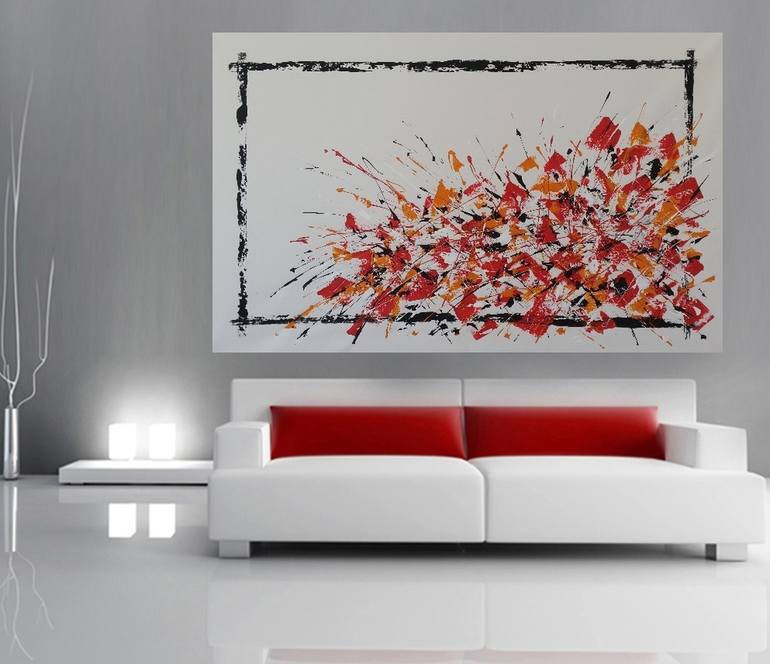 Original Abstract Expressionism Abstract Painting by Max Yaskin