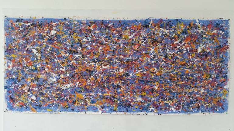 Original Abstract Expressionism Abstract Painting by Max Yaskin