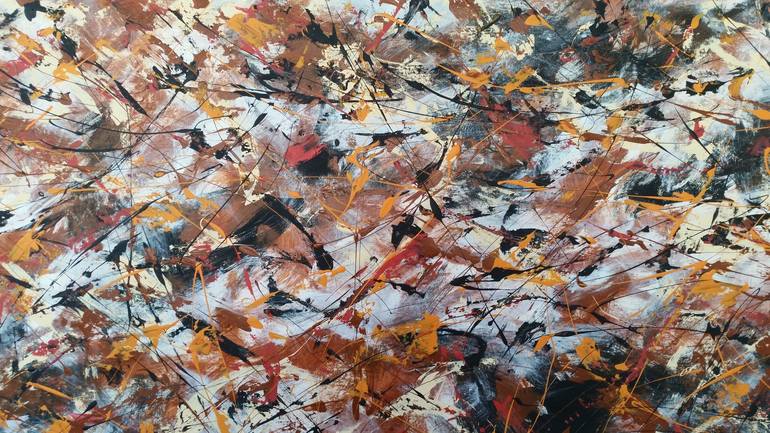 Original Abstract Expressionism Abstract Painting by Max Yaskin