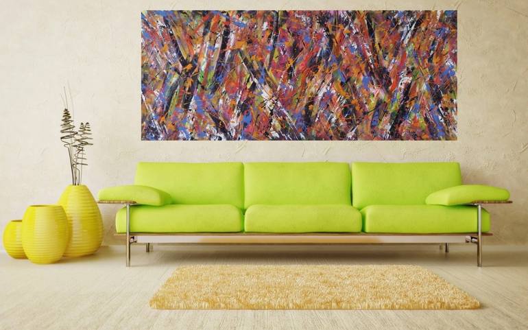 Original Abstract Painting by Max Yaskin