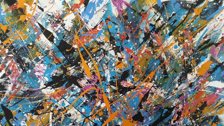 Original Abstract Painting by Max Yaskin