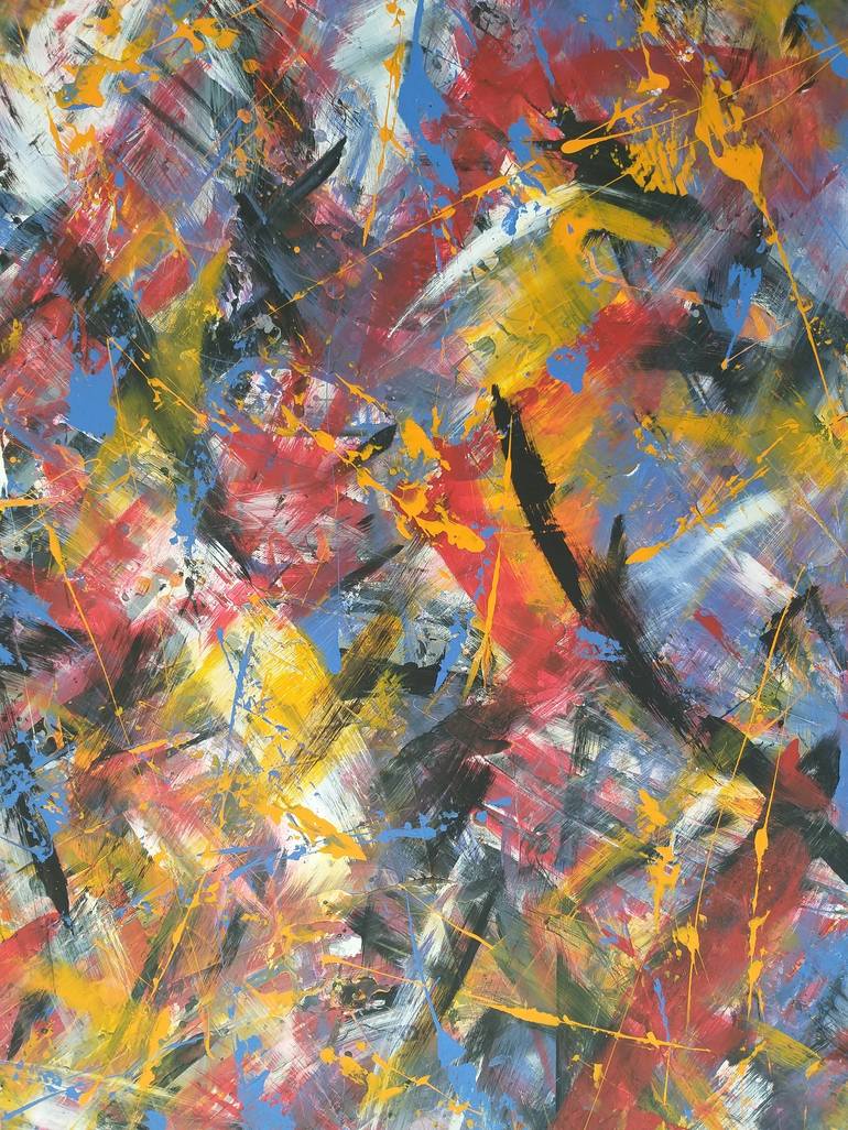 Original Abstract Painting by Max Yaskin