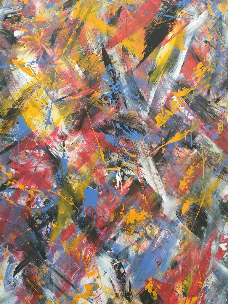 Original Abstract Painting by Max Yaskin