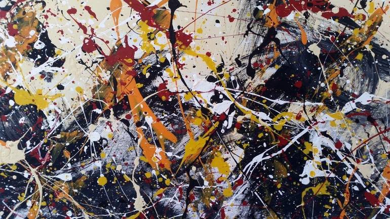 Original Abstract Expressionism Abstract Painting by Max Yaskin