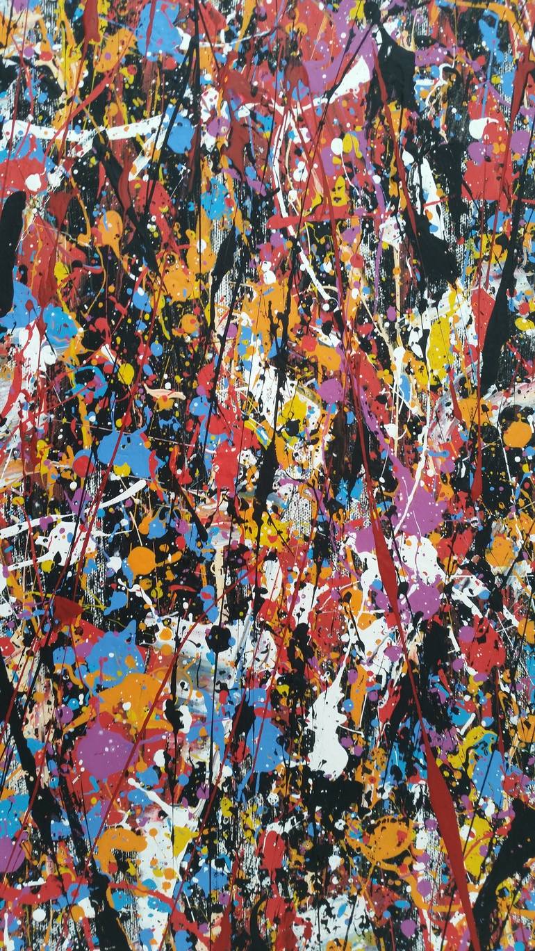 Original Abstract Expressionism Abstract Painting by Max Yaskin