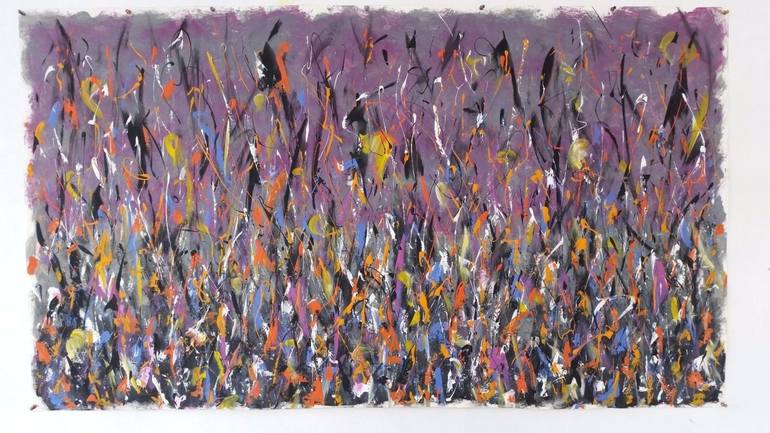 Original Abstract Expressionism Abstract Painting by Max Yaskin