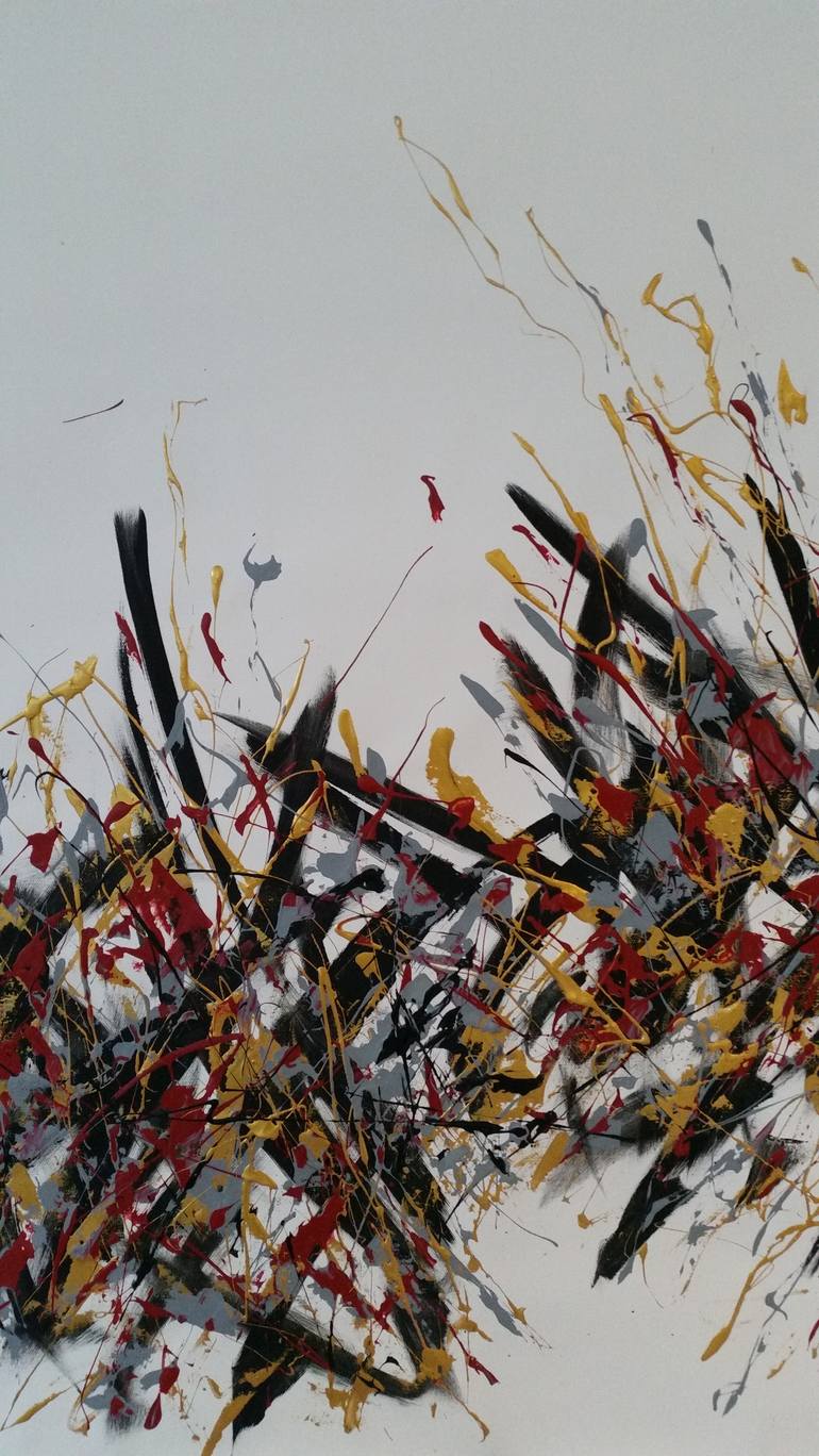 Original Abstract Expressionism Abstract Painting by Max Yaskin