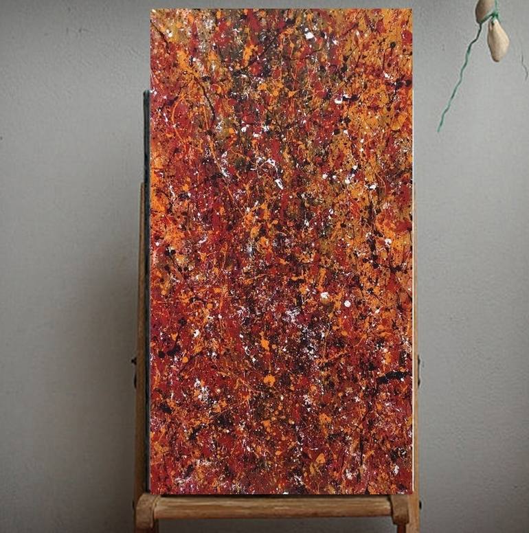 Original Abstract Expressionism Abstract Painting by Max Yaskin