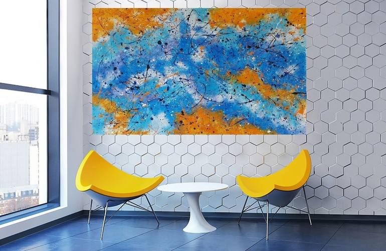 Original Abstract Expressionism Abstract Painting by Max Yaskin