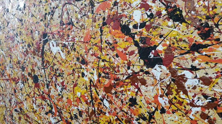 Original Abstract Expressionism Abstract Painting by Max Yaskin