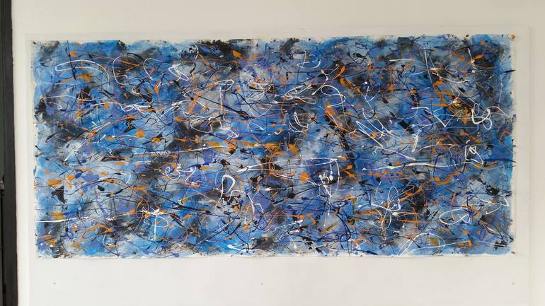 Original Abstract Expressionism Abstract Painting by Max Yaskin