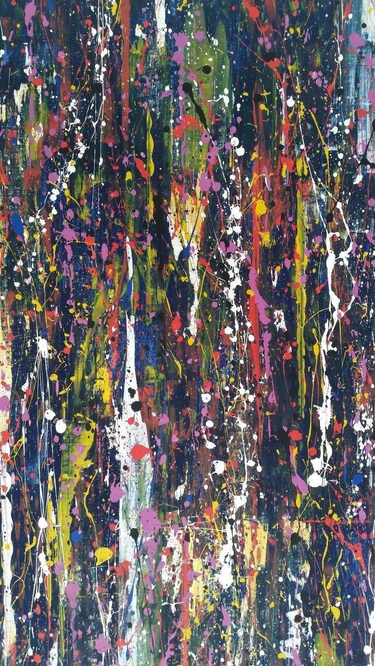 Original Abstract Expressionism Abstract Painting by Max Yaskin