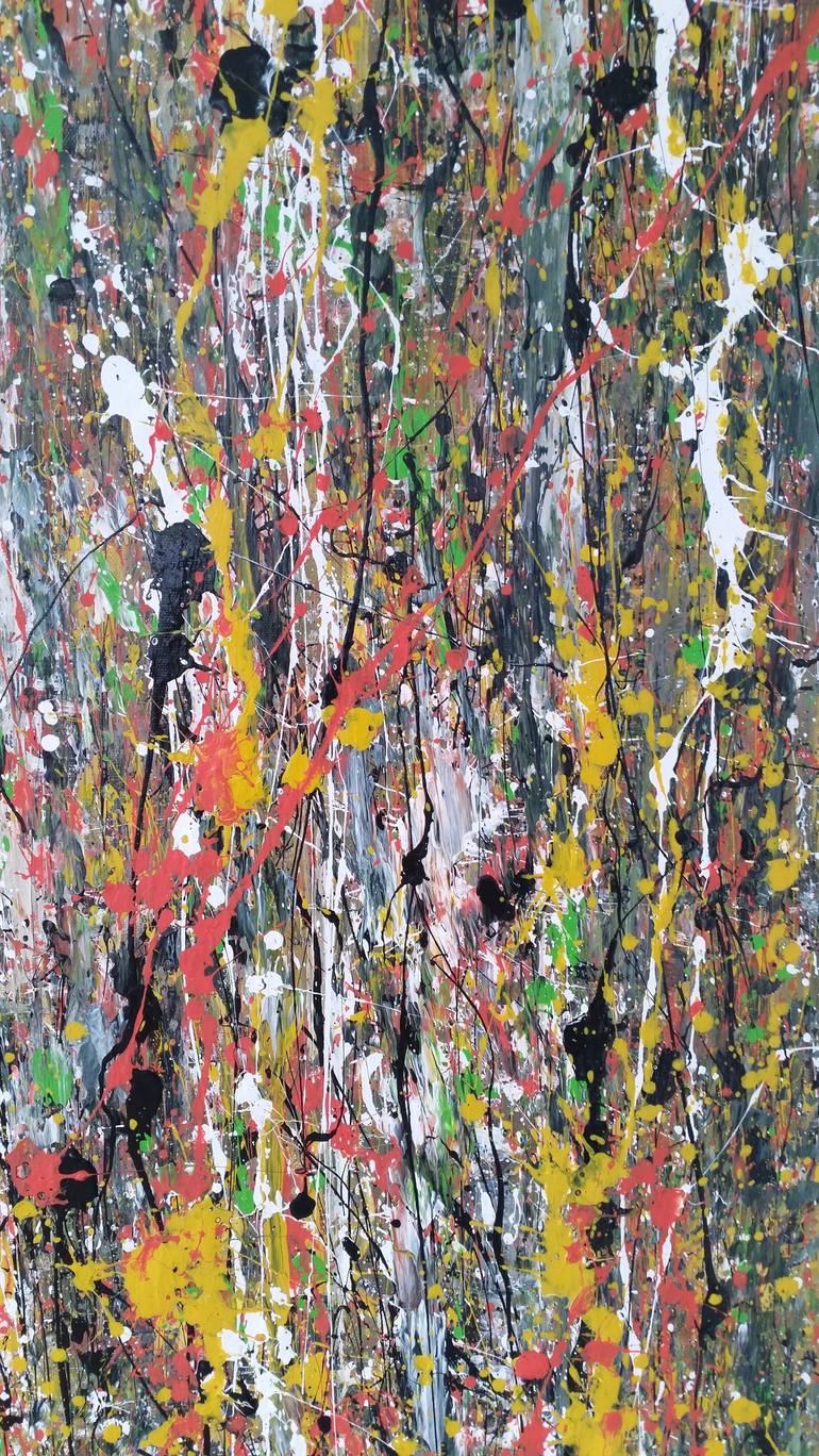 Original Abstract Expressionism Abstract Painting by Max Yaskin