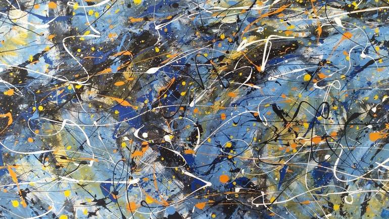 Original Abstract Expressionism Abstract Painting by Max Yaskin