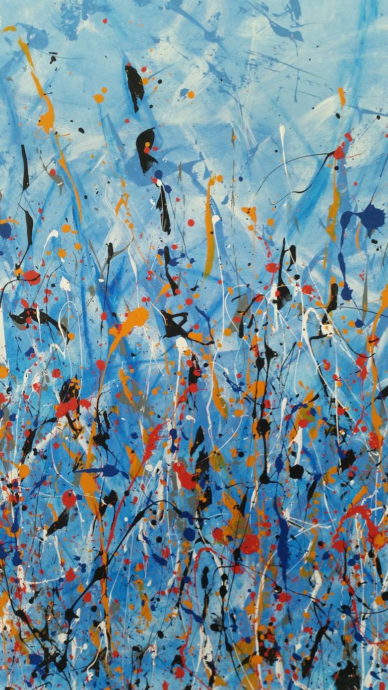 Original Abstract Expressionism Abstract Painting by Max Yaskin