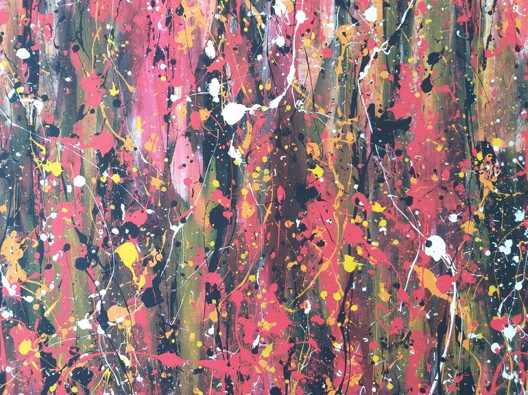 Original Abstract Expressionism Abstract Painting by Max Yaskin