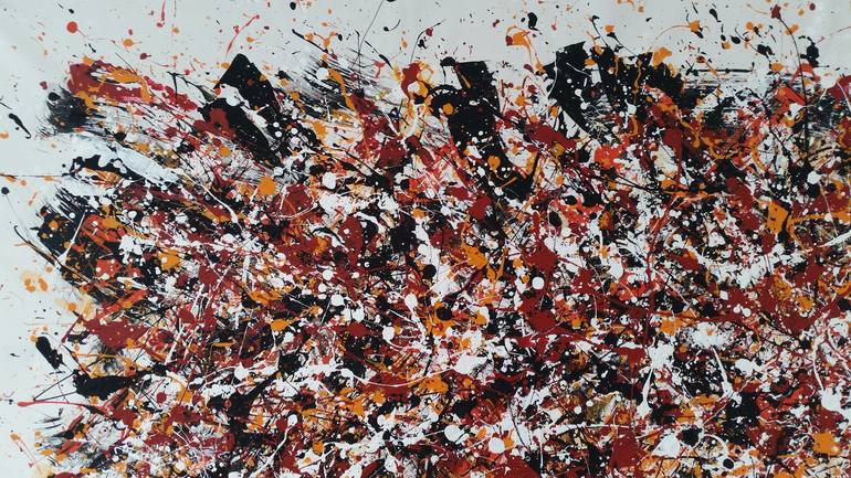 Original Abstract Expressionism Abstract Painting by Max Yaskin