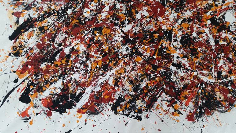 Original Abstract Expressionism Abstract Painting by Max Yaskin