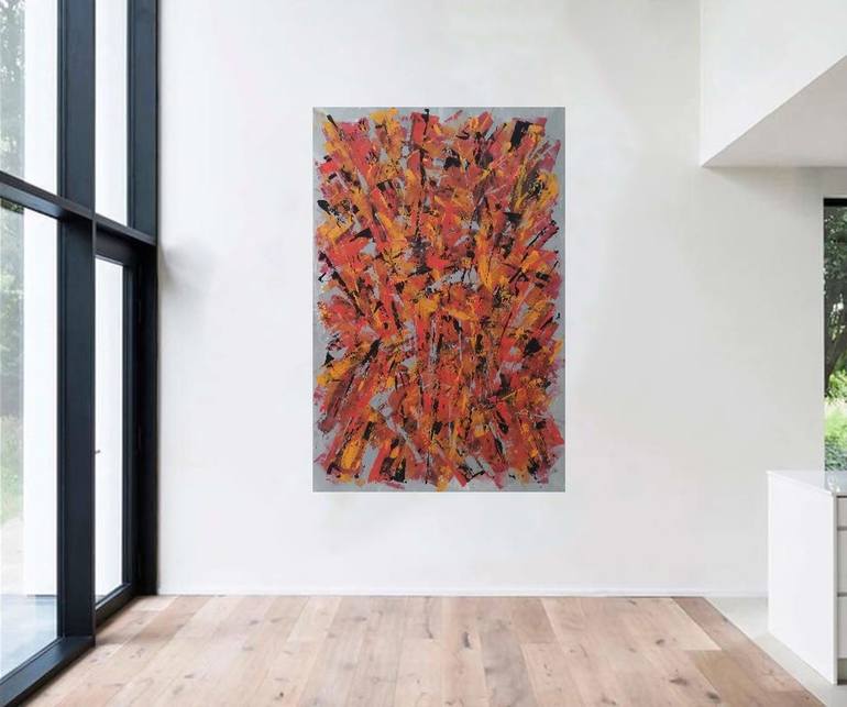 Original Abstract Expressionism Abstract Painting by Max Yaskin