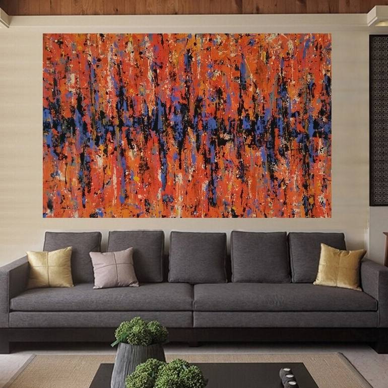 Original Art Deco Abstract Painting by Max Yaskin