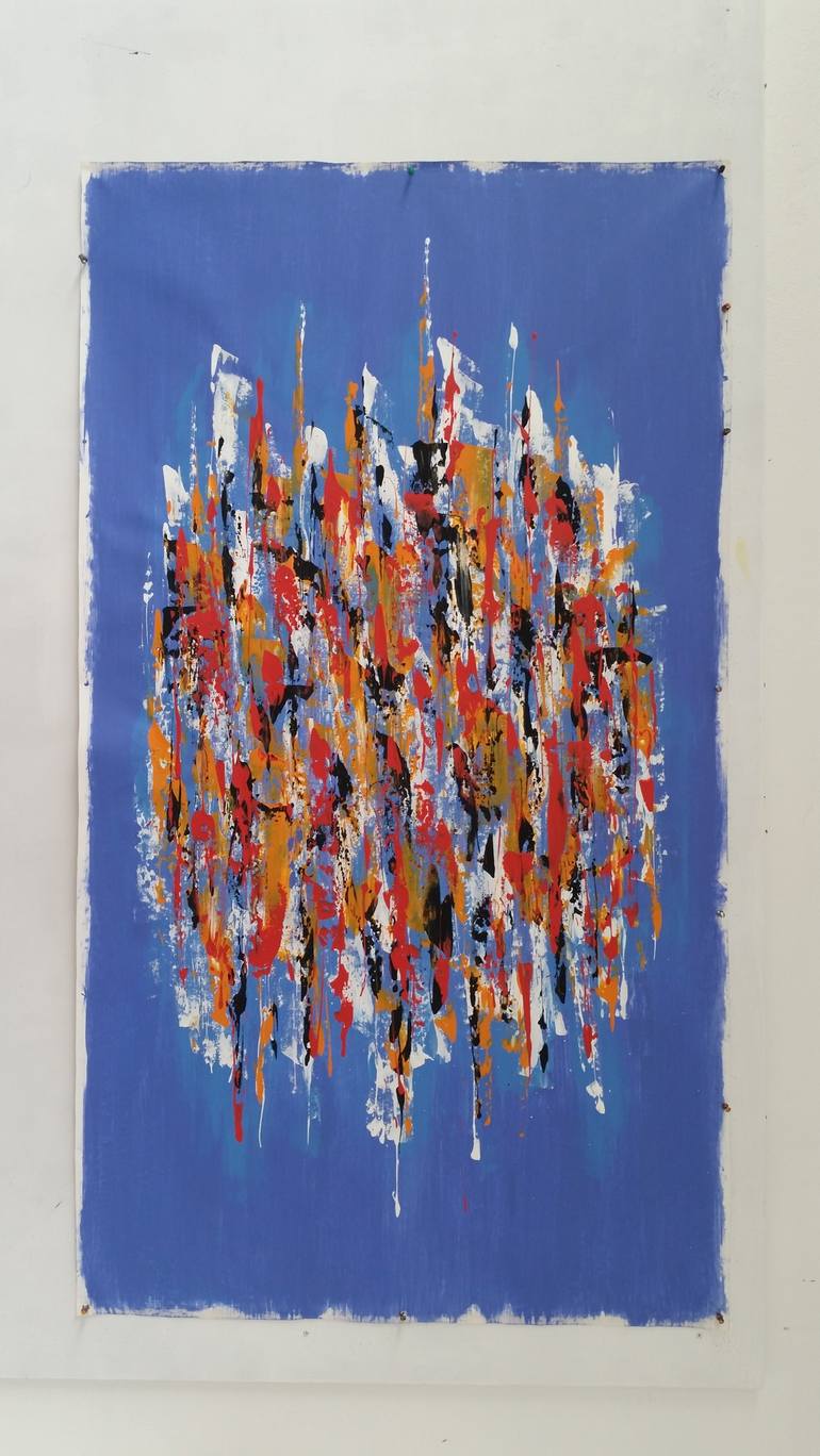 Original Abstract Expressionism Abstract Painting by Max Yaskin