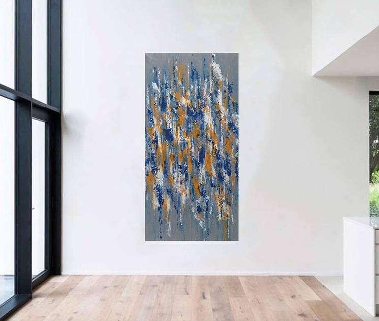 Original Art Deco Abstract Painting by Max Yaskin