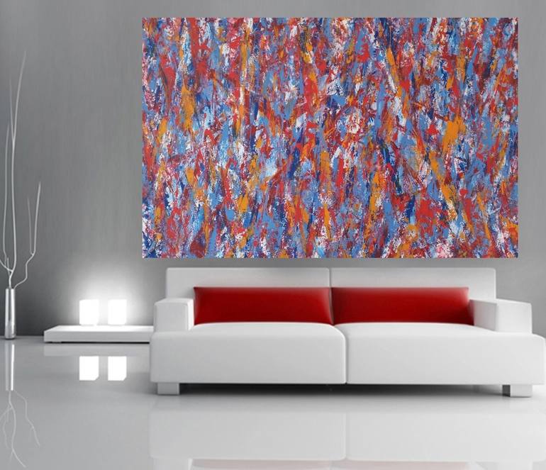 Original Abstract Expressionism Abstract Painting by Max Yaskin