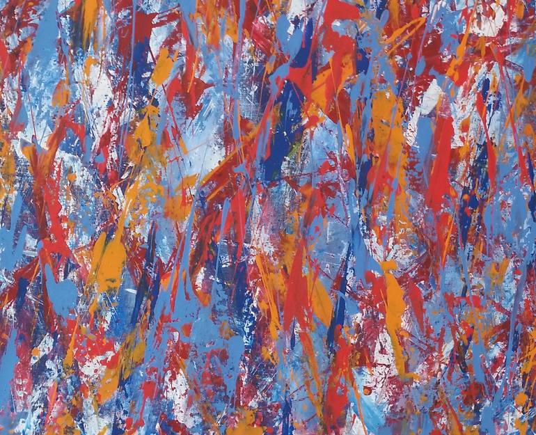 Original Abstract Expressionism Abstract Painting by Max Yaskin