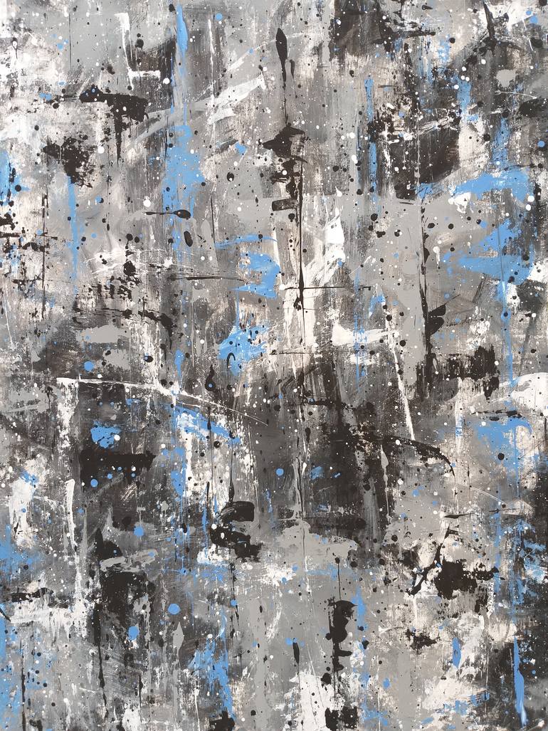 Original Abstract Expressionism Abstract Painting by Max Yaskin