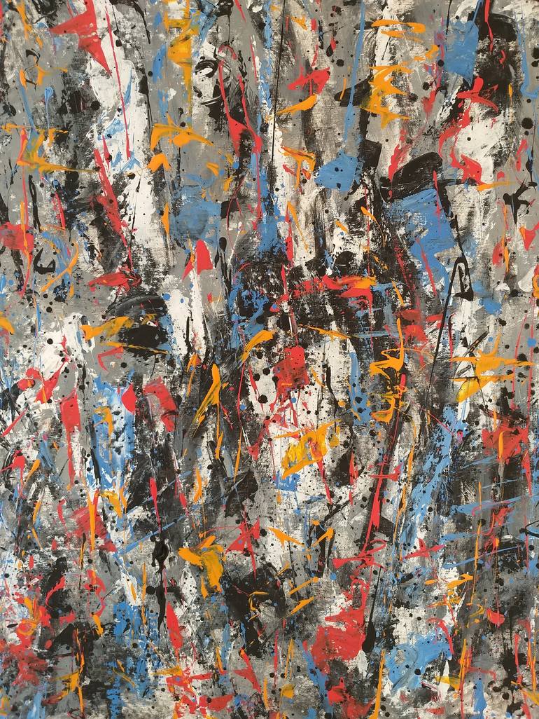 Original Abstract Painting by Max Yaskin