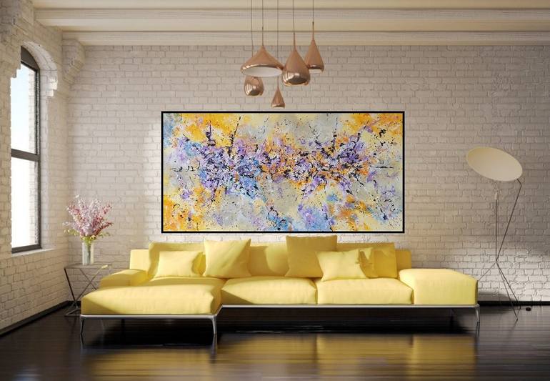 Original Abstract Expressionism Abstract Painting by Max Yaskin
