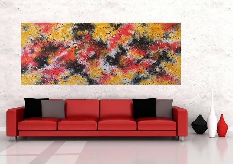 Original Abstract Expressionism Abstract Painting by Max Yaskin